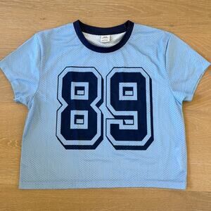 Urban Outfitters 89 Baby Tee Size L Blue